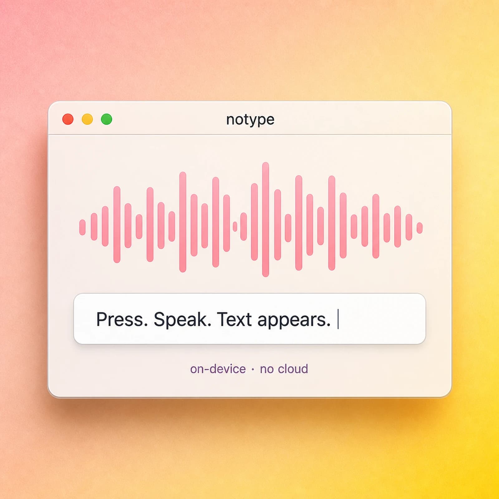 notype product preview
