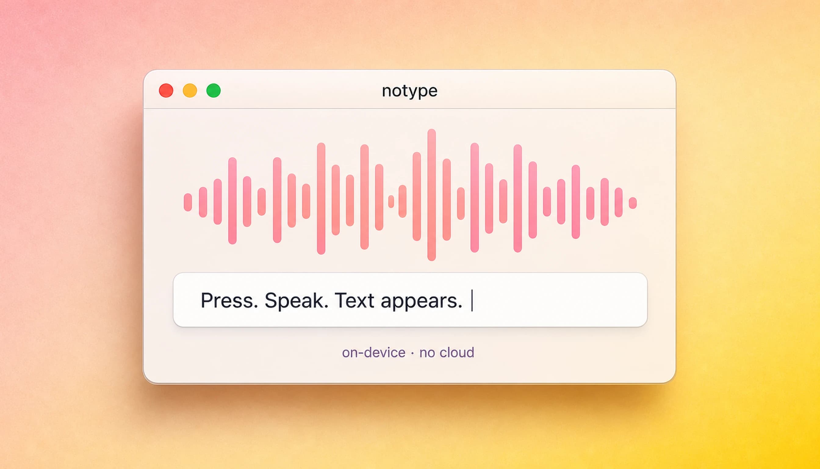notype product preview